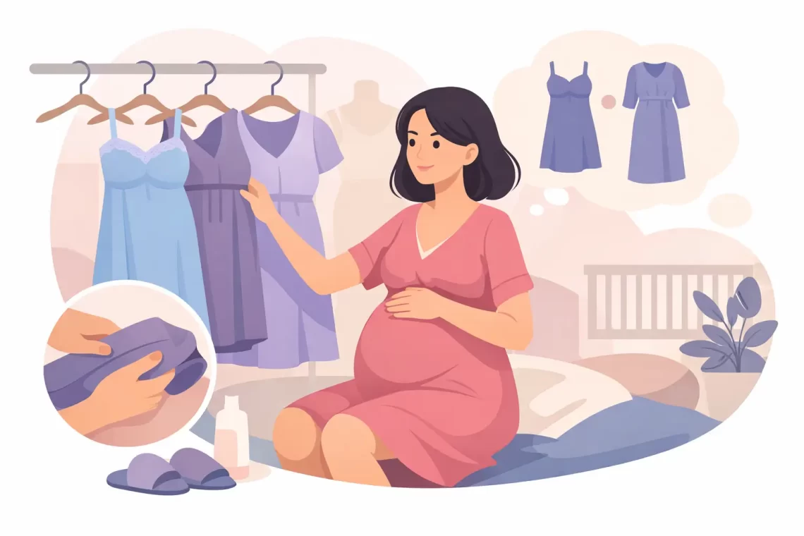 Como escolher camisola para gestante