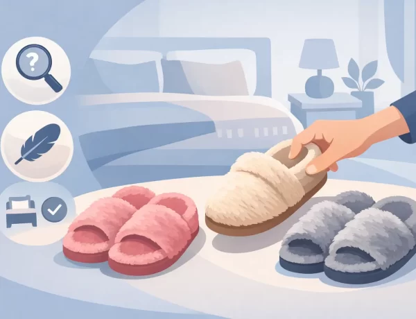 Como escolher chinelo de quarto peluciado