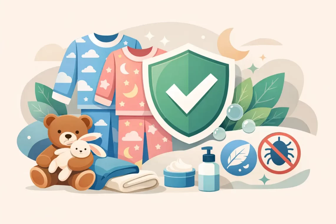 Como escolher pijama infantil antialérgico