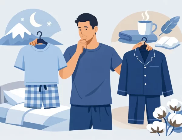 Como escolher pijama masculino algodão frio