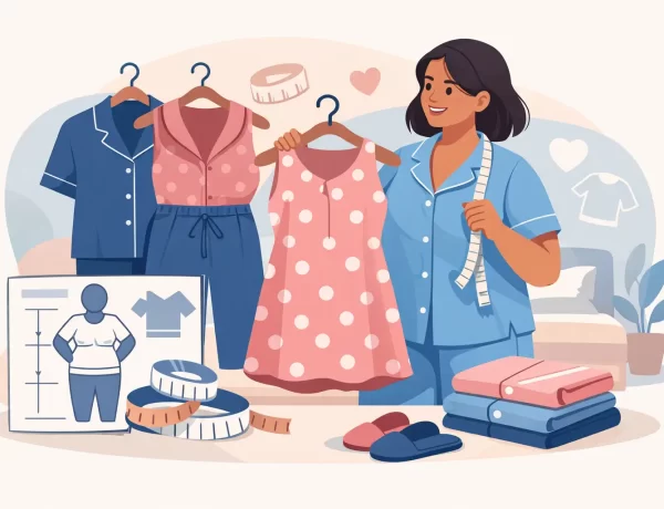 Guia de tamanhos pijama plus size