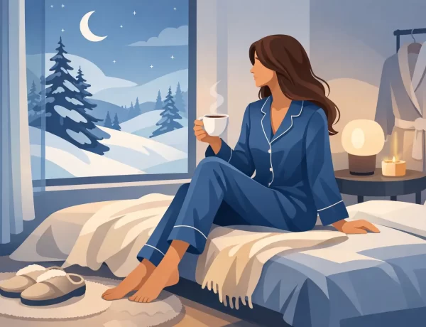 Pijama feminino luxo para inverno: como escolher