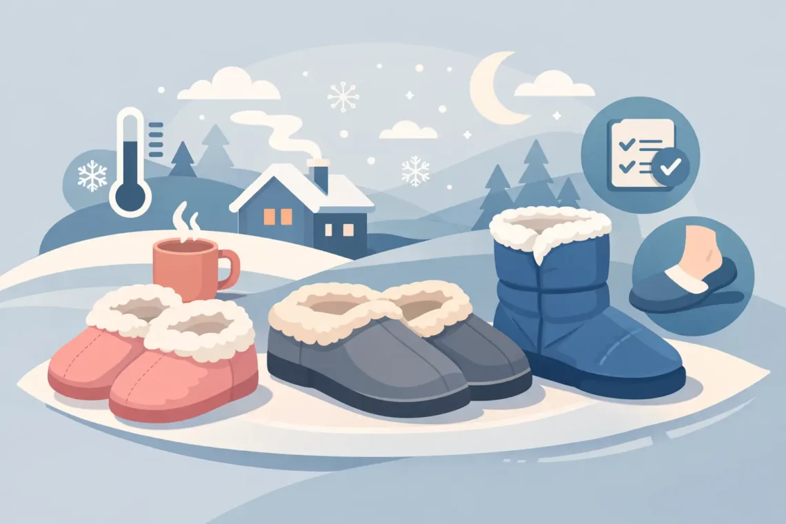 Como escolher pantufa para frio sem errar
