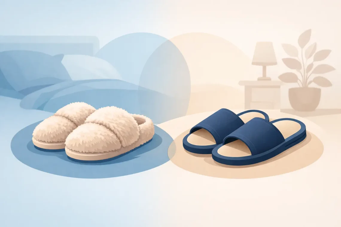 Pantufa ou chinelo de quarto: qual escolher?