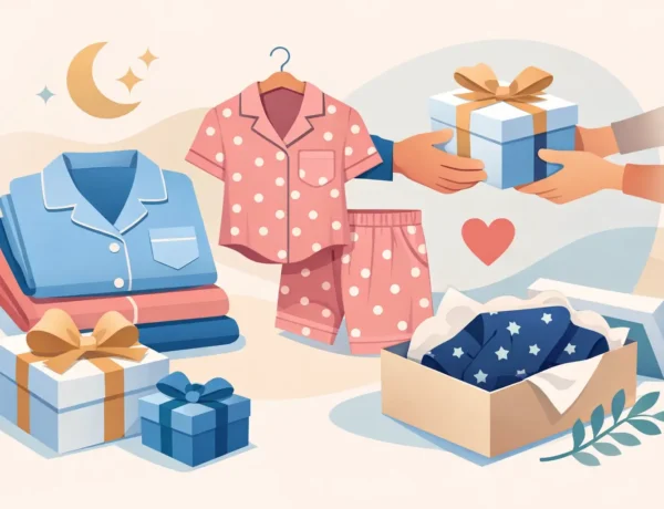 Guia de pijama para presente sem erro