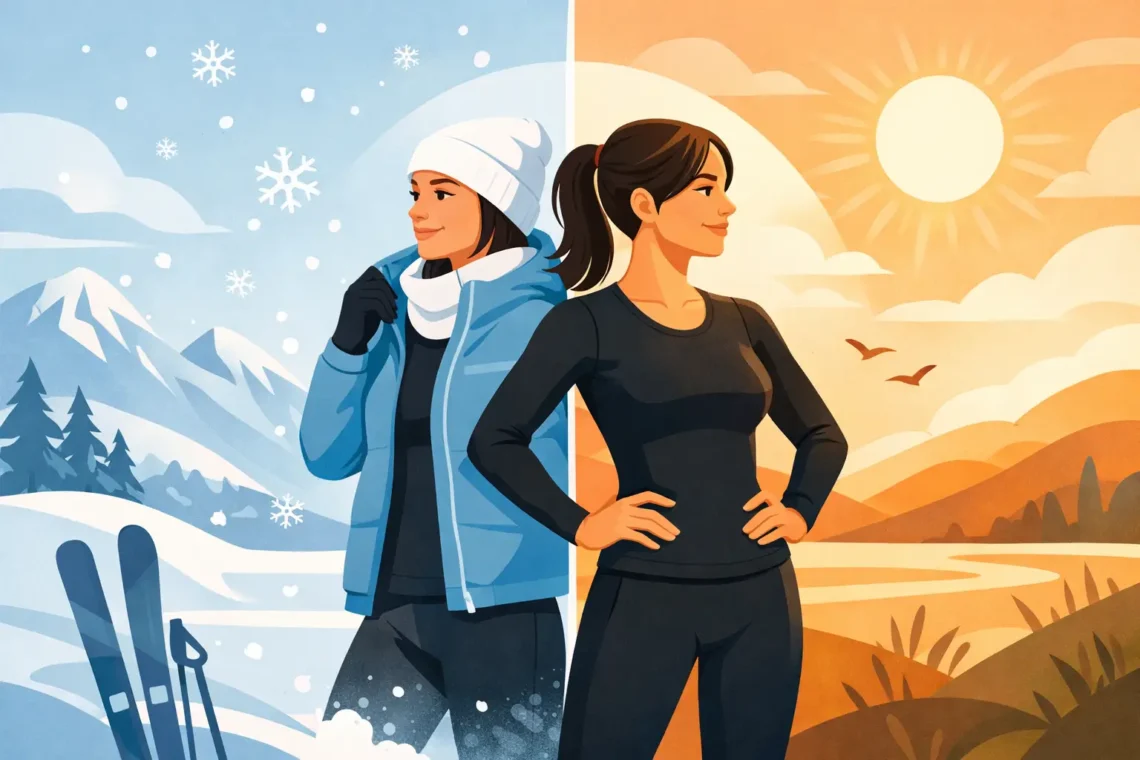 Quando usar roupa térmica feminina