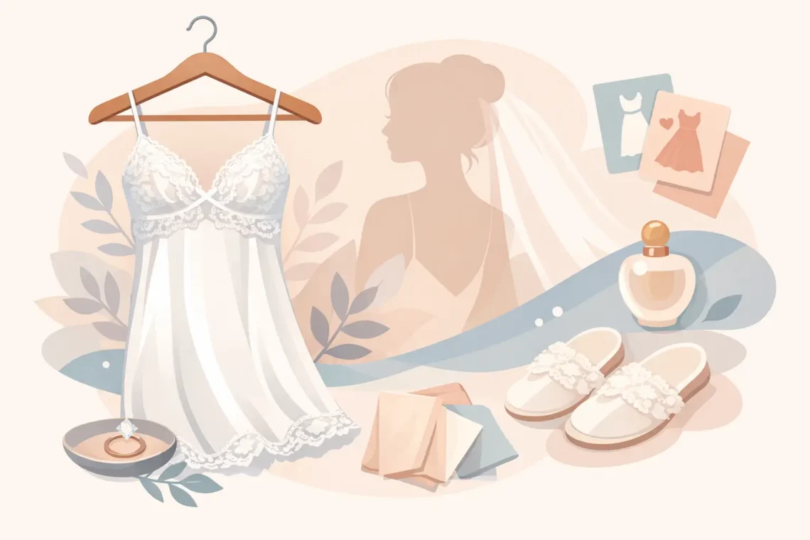 Camisola de noiva em cetim e renda: como escolher