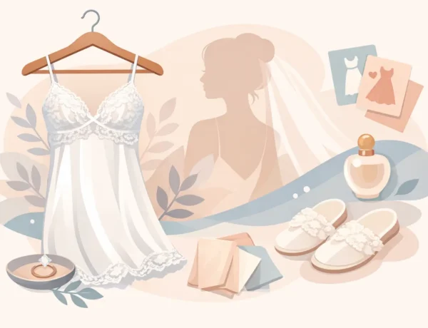 Camisola de noiva em cetim e renda: como escolher