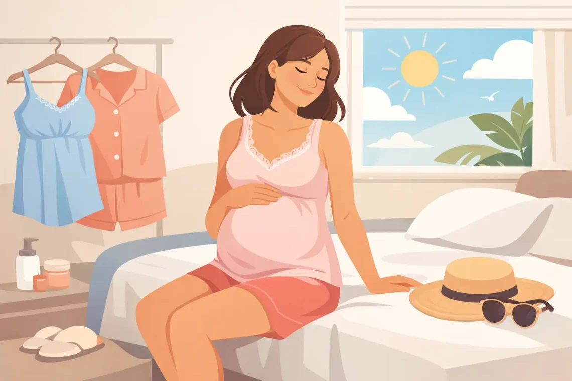 Como Escolher Pijama para Gestante Verão