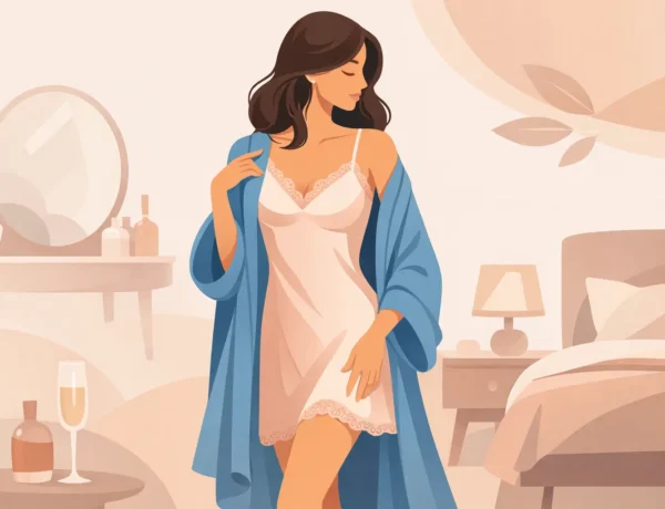 Como usar robe com camisola com elegância