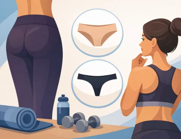 Qual calcinha para usar com legging no treino?