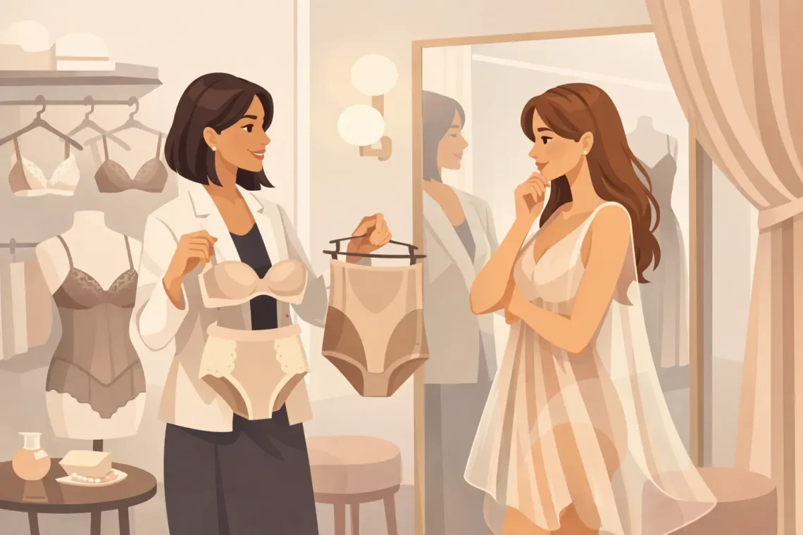 Qual lingerie usar com transparência?