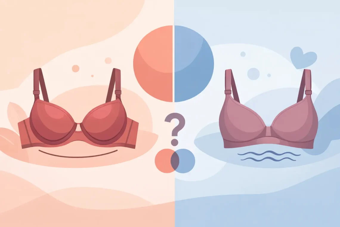 Sutiã com aro ou sem: qual é melhor para você?