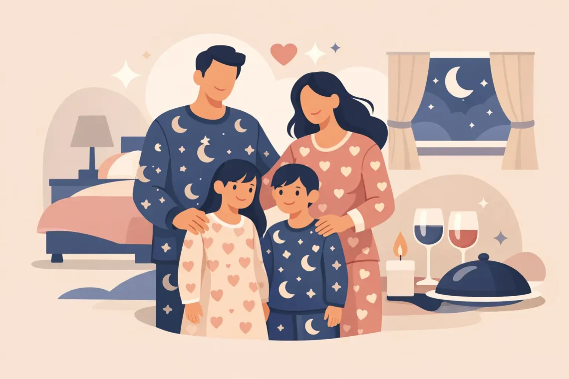 Melhores conjuntos família para noites especiais