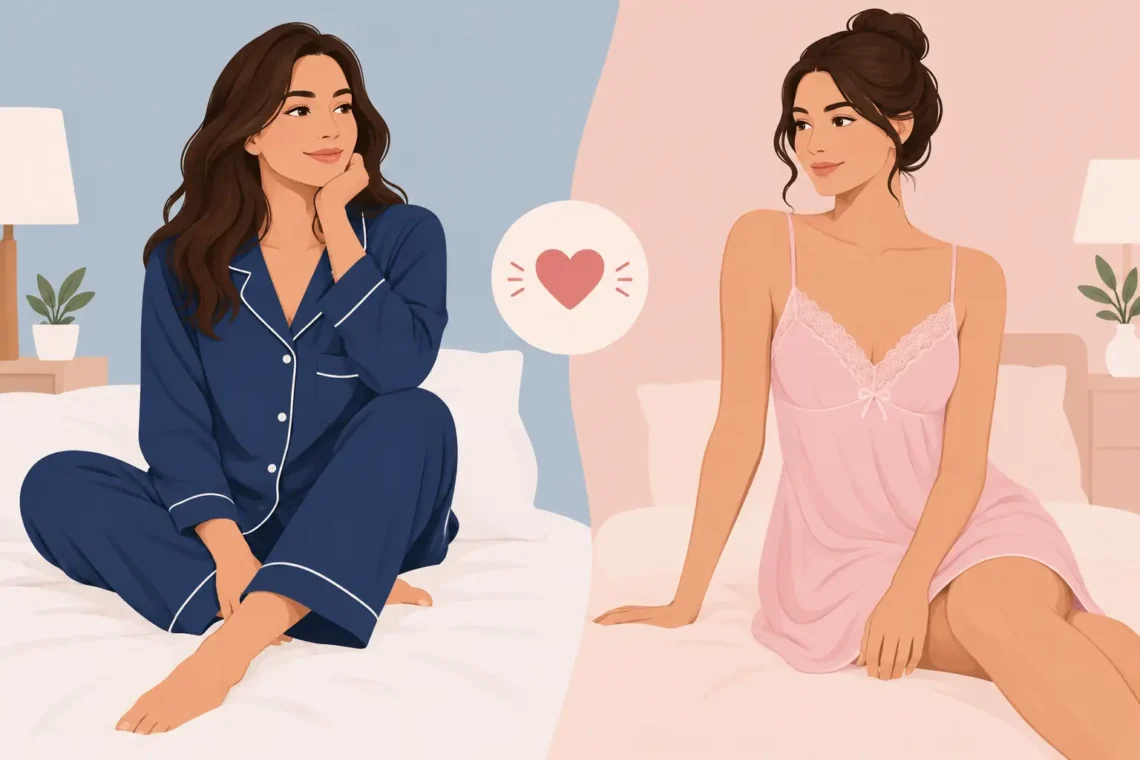 Pijama Americano vs Camisola Feminina: Qual Escolher?