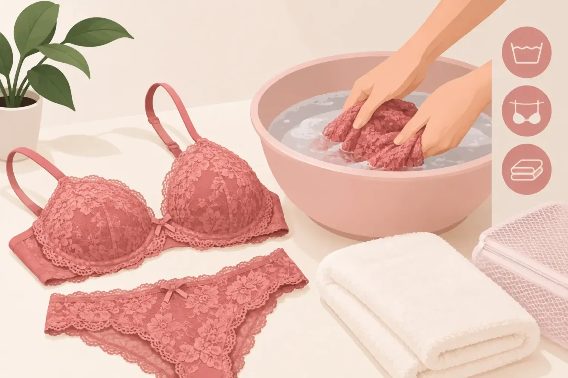 Como cuidar de lingerie de renda sem danificar