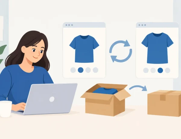 Como funciona troca de tamanho na compra online