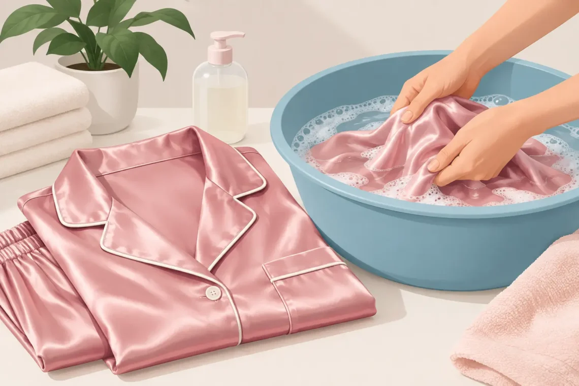 Como lavar pijama de cetim sem perder o brilho