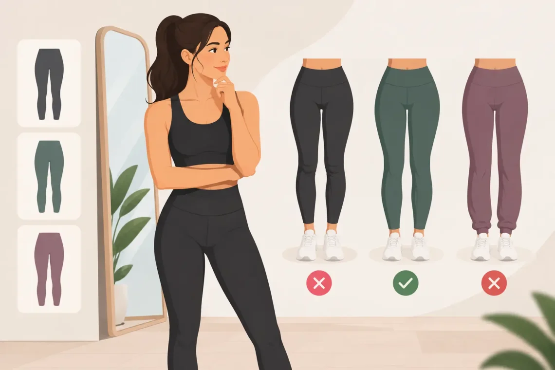 Qual tamanho escolher em leggings? Acerte no caimento
