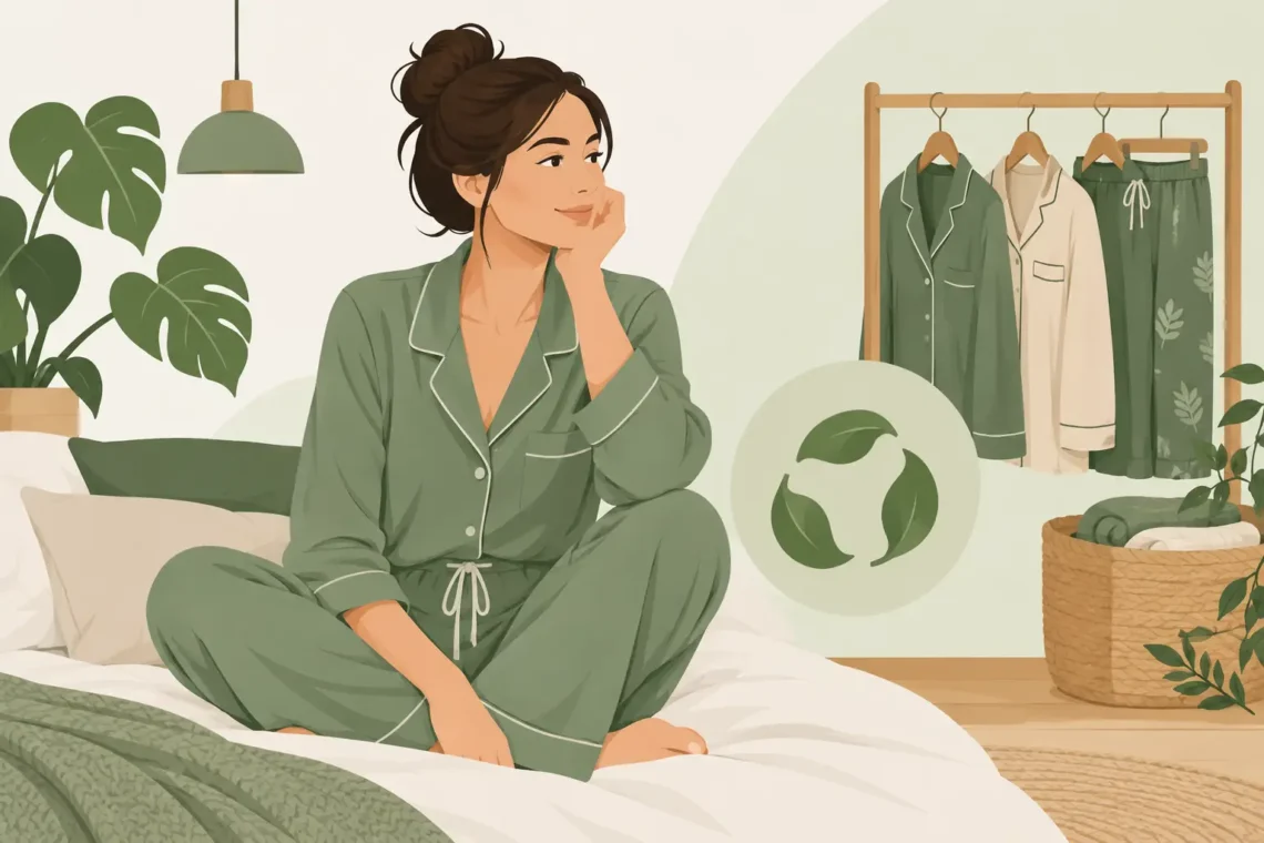 Tendências de pijama sustentável para 2026