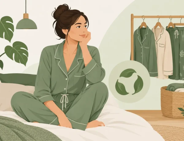 Tendências de pijama sustentável para 2026
